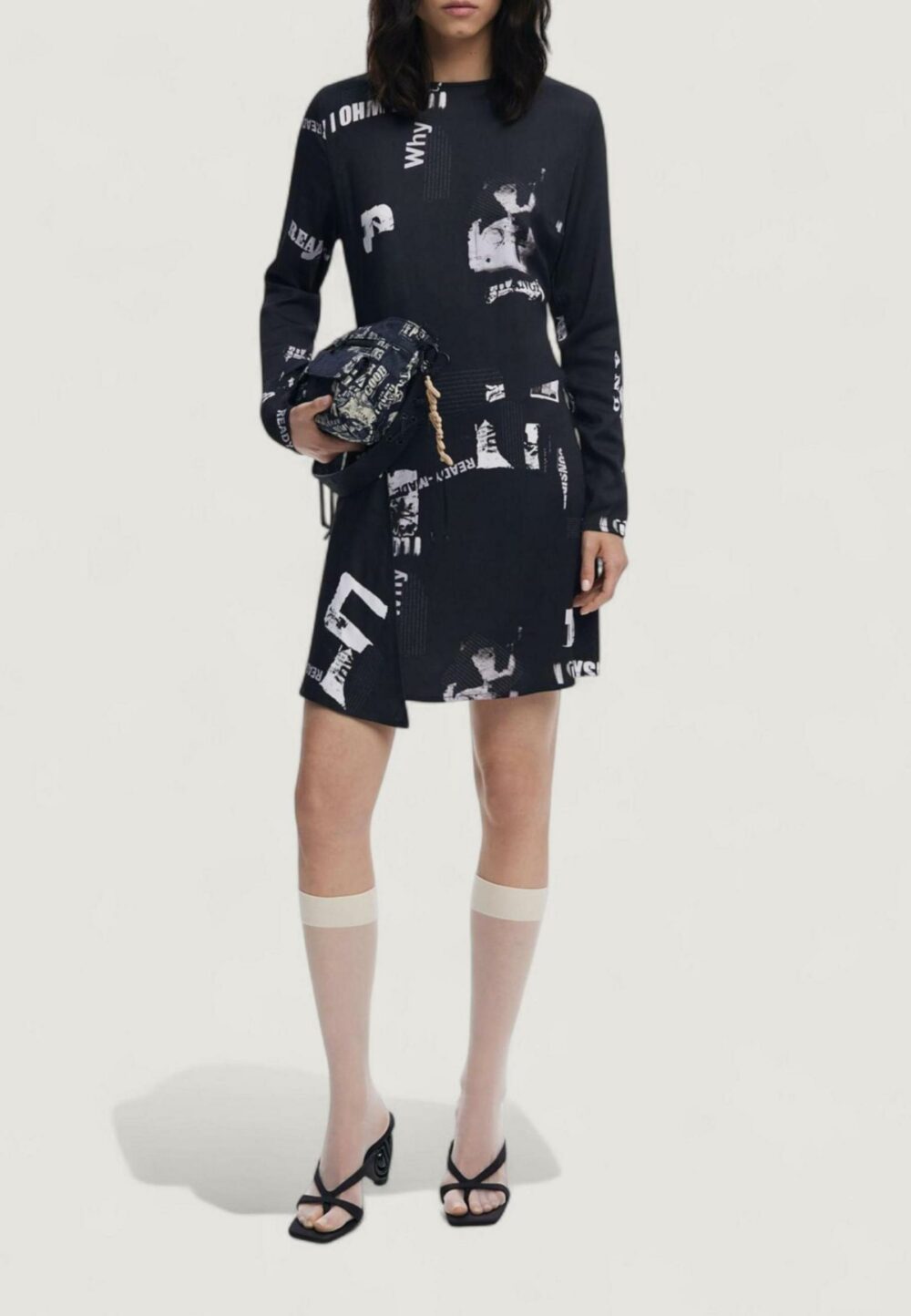 Desigual VEST_NEWSCORTO Nero - Foto 5