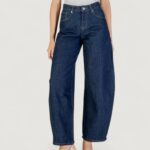 Jeans larghi Only Onltaylor Hw Rinse Barrel Dnm Tai Blue Denim Scuro - Foto 1
