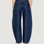 Jeans larghi Only Onltaylor Hw Rinse Barrel Dnm Tai Blue Denim Scuro - Foto 4
