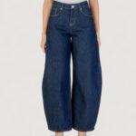 Jeans larghi Only Onltaylor Hw Rinse Barrel Dnm Tai Blue Denim Scuro - Foto 5