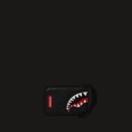 Portafoglio senza portamonete Sprayground FLY KNIT MOUTH WALLET Nero - Foto 1