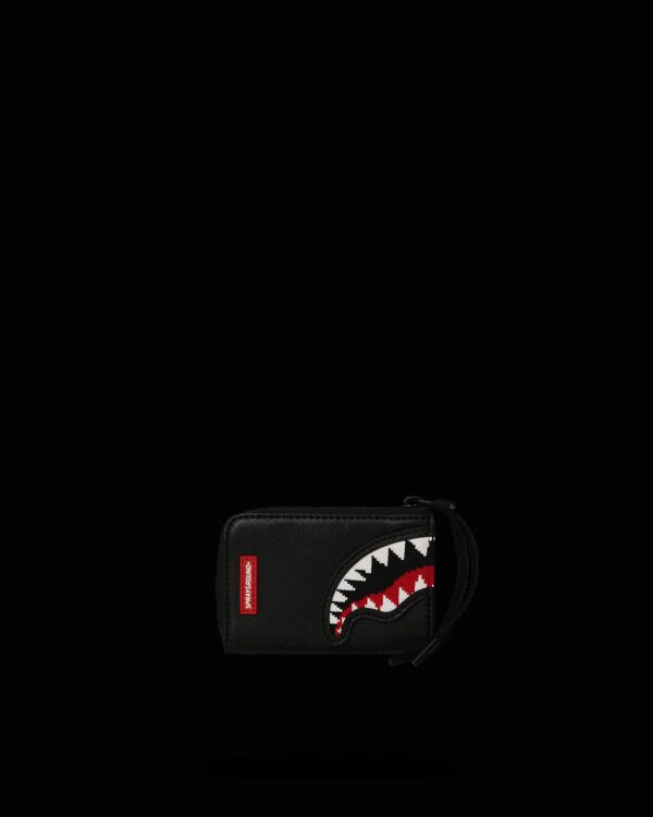 Portafoglio senza portamonete Sprayground FLY KNIT MOUTH WALLET Nero - Foto 1
