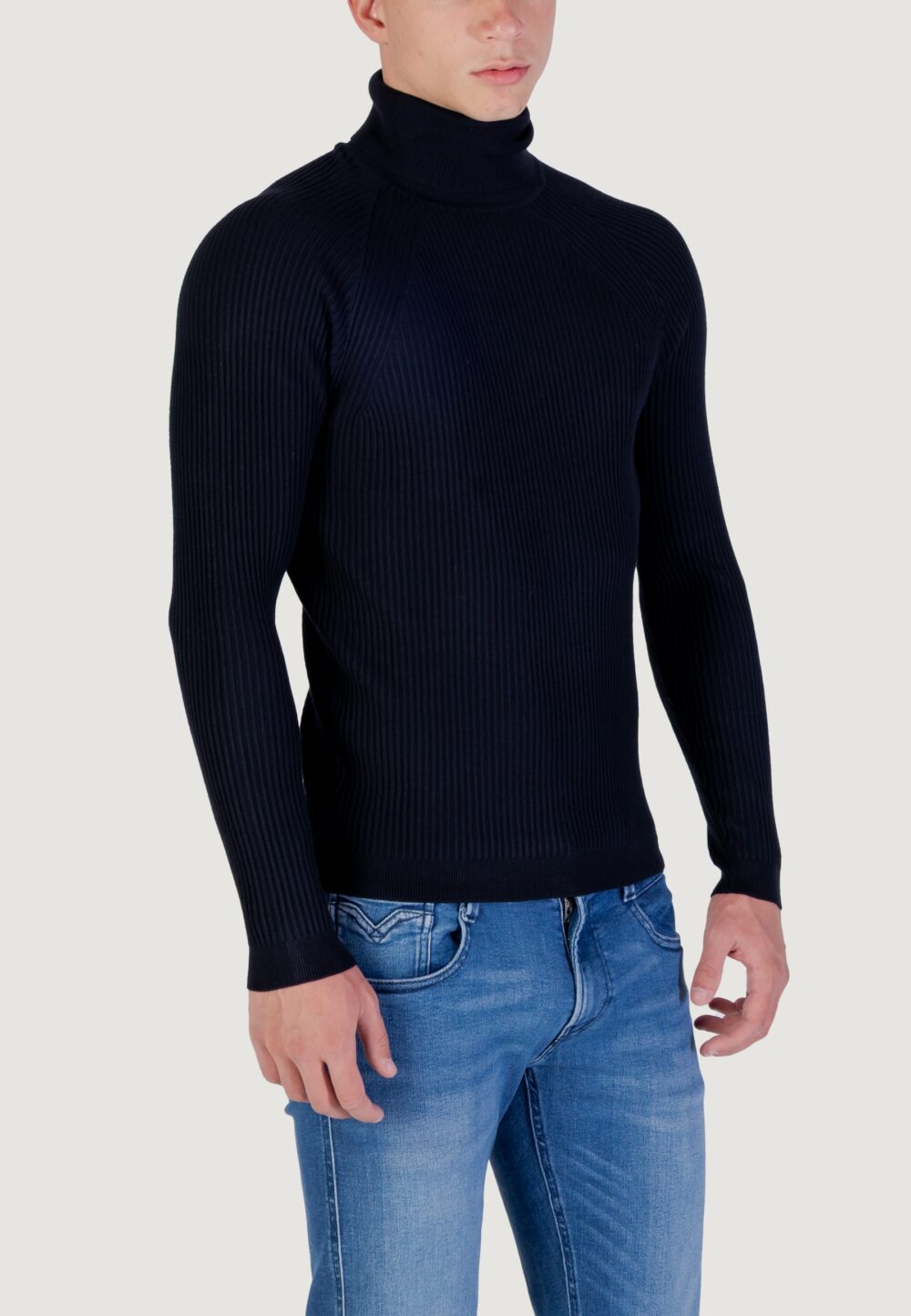 Dolcevita Antony Morato STRETCH VISCOSE Blu marine - Foto 1