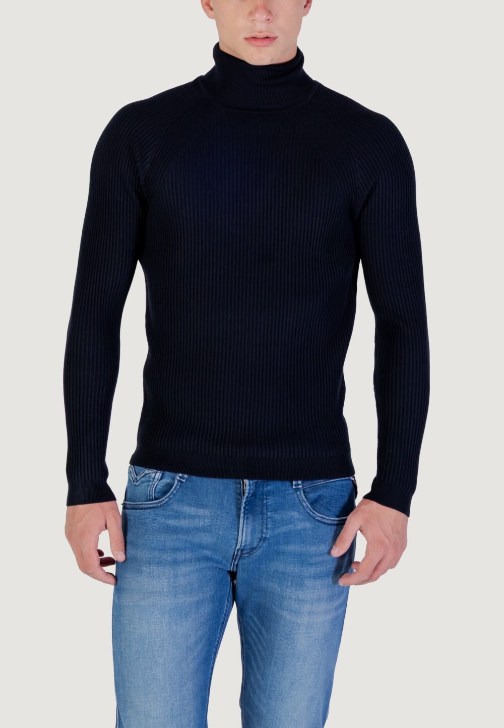 Dolcevita Antony Morato STRETCH VISCOSE Blu marine - Foto 2