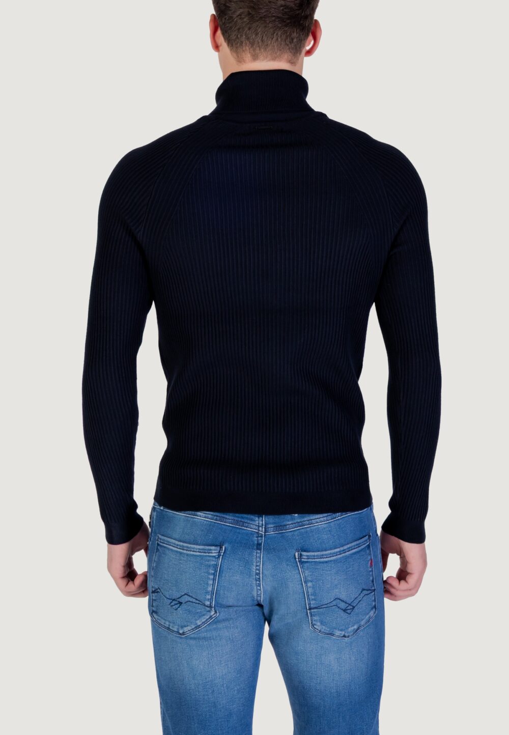 Dolcevita Antony Morato STRETCH VISCOSE Blu marine - Foto 4