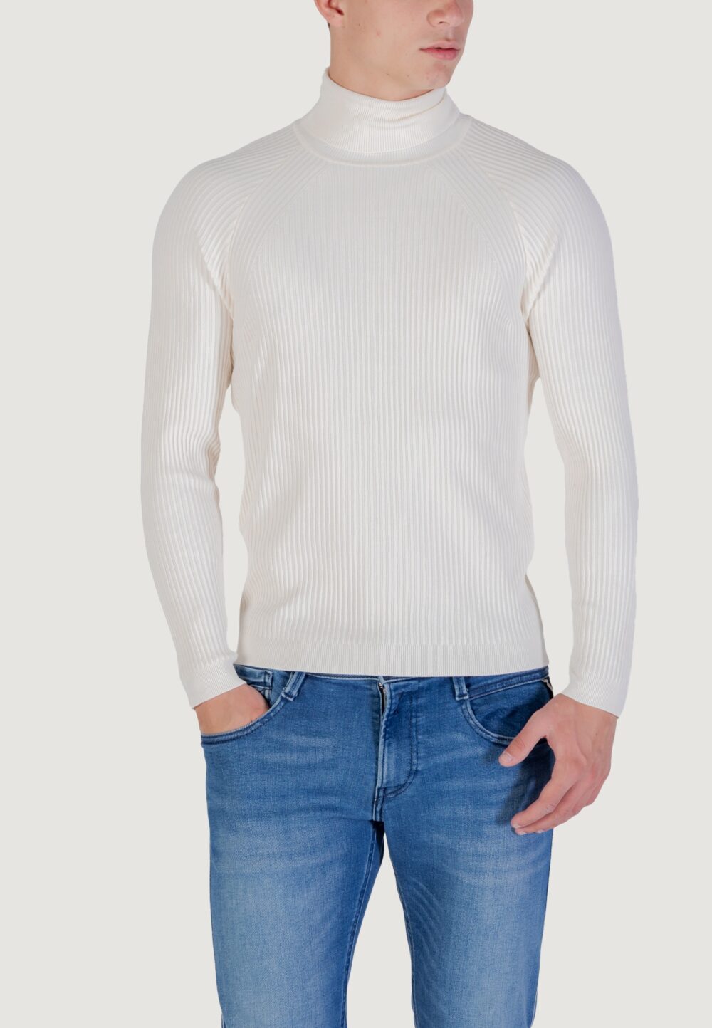 Dolcevita Antony Morato STRETCH VISCOSE Panna - Foto 1