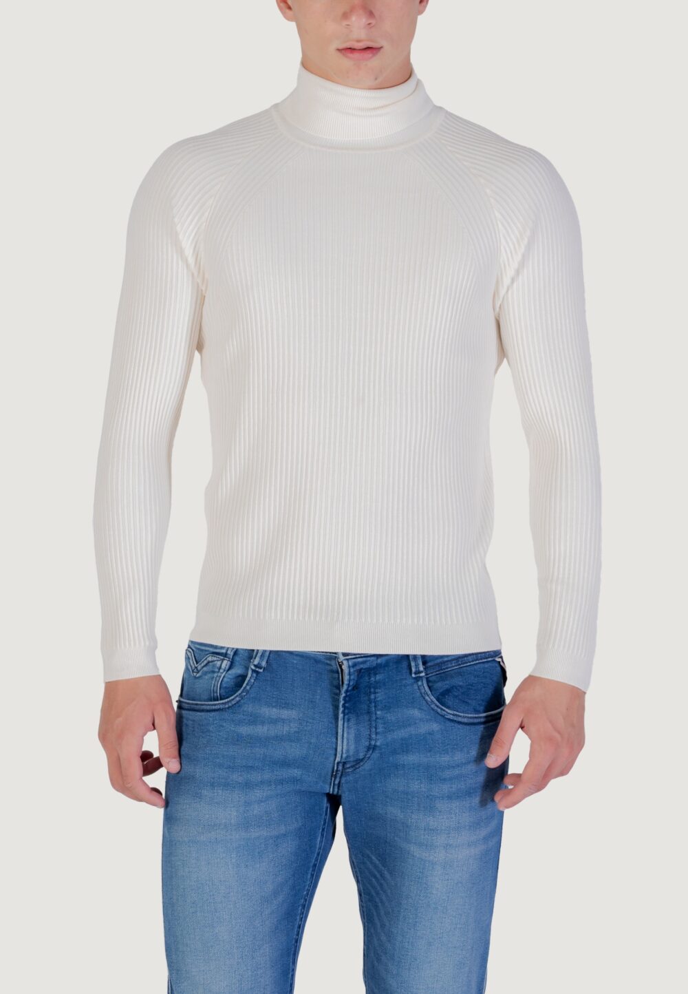 Dolcevita Antony Morato STRETCH VISCOSE Panna - Foto 2