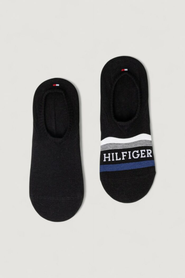 Fantasmini Tommy Hilfiger TH MEN FOOTIE 2P HILFIGER TAB Nero