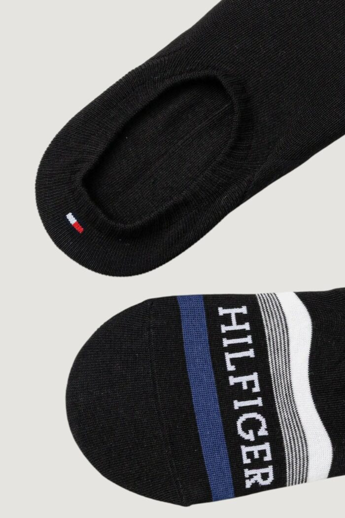 Fantasmini Tommy Hilfiger TH MEN FOOTIE 2P HILFIGER TAB Nero