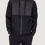 Felpa con cappuccio Antony Morato REGULAR FIT WITH TECHNO FABRIC AS CONTRAST AND LOGOED PATCH Nero - Foto 3