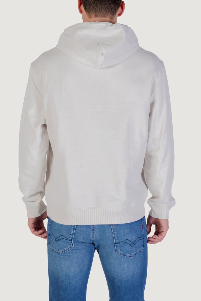 Felpa con cappuccio Calvin Klein LS EU 350TERRY MICRO MONOLOGO HO Beige chiaro – LV04RD243G