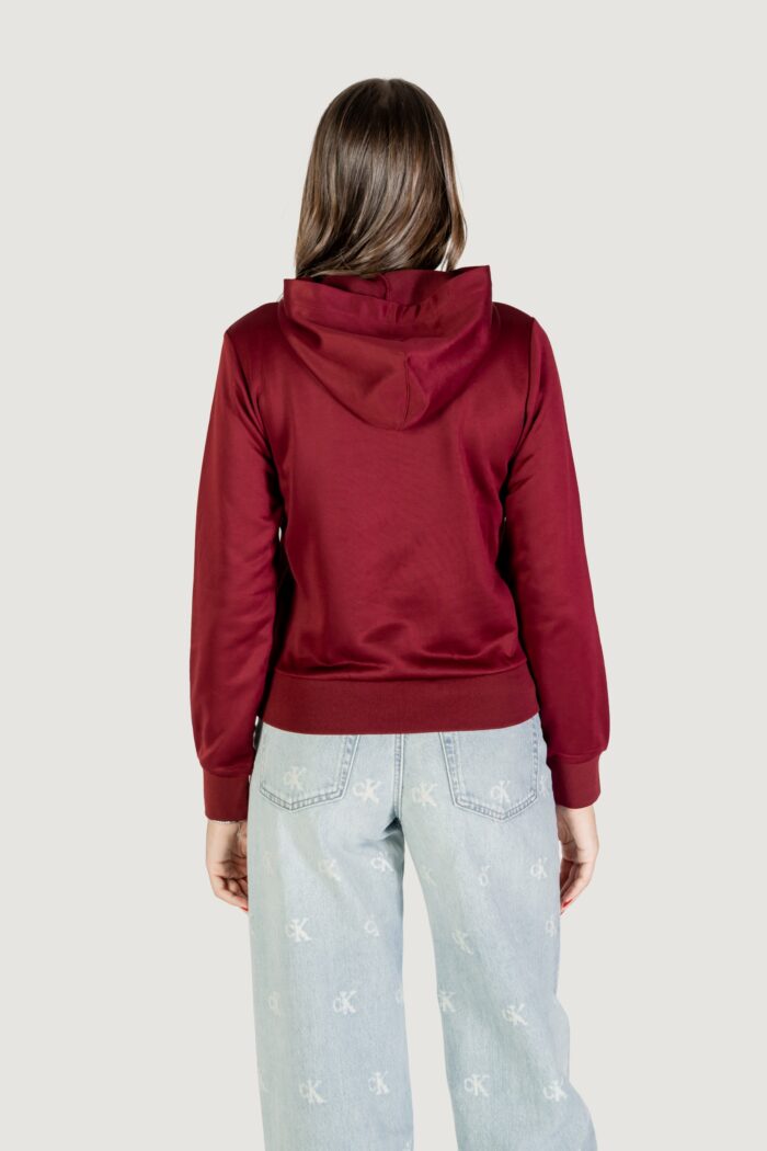 Felpa con cappuccio Calvin Klein LS HGH SHN FRNCH TRR Bordeaux – LV144C223G
