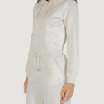 Felpa con cappuccio Guess Active 3D PEONY ZIPPER HOODIE JACKET Bianco - Foto 3
