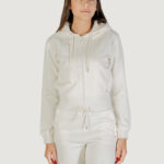 Felpa con cappuccio Guess Active 3D PEONY ZIPPER HOODIE JACKET Bianco - Foto 5