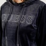 Felpa con cappuccio Guess Active COUTURE HOODIE SWEATSHIRT Nero - Foto 5