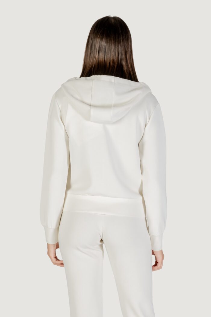 Felpa con cappuccio Guess Active OLYMPE FULL ZIP Panna – V4YQ06 KCAY2