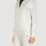 Felpa con cappuccio Guess Active OLYMPE FULL ZIP Panna - Foto 4
