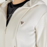 Felpa con cappuccio Guess Active OLYMPE FULL ZIP Panna - Foto 5