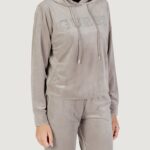 Felpa con cappuccio Guess Active COUTURE HOODIE SWEATSHIRT Taupe - Foto 3