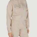 Felpa con cappuccio Guess PRIMULA RHINESTONES HOODIE SWE Beige chiaro - Foto 5