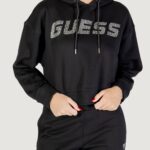 Felpa con cappuccio Guess PRIMULA RHINESTONES HOODIE SWE Nero - Foto 1