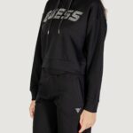 Felpa con cappuccio Guess PRIMULA RHINESTONES HOODIE SWE Nero - Foto 4