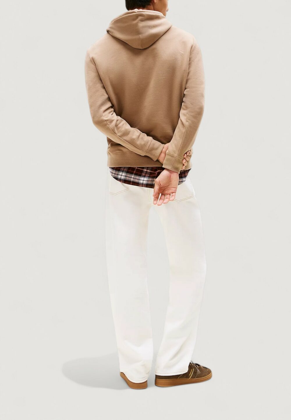 Felpa con cappuccio Tommy Hilfiger Jeans TJM REG RWB FLAG HOO Beige scuro - Foto 4