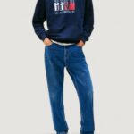 Felpa con cappuccio Tommy Hilfiger Jeans TJM REG RWB FLAG HOO Blue scuro - Foto 4