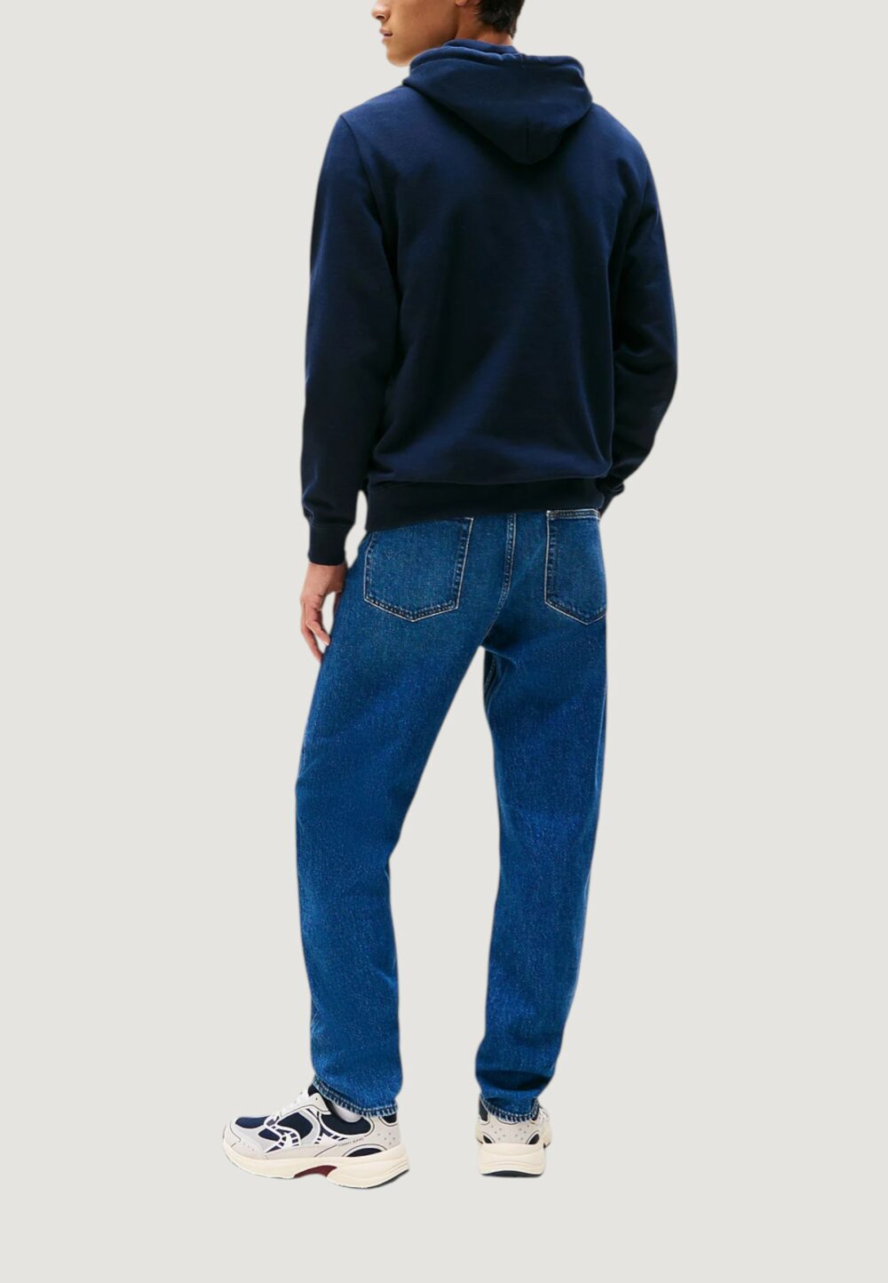 Felpa con cappuccio Tommy Hilfiger Jeans TJM REG RWB FLAG HOO Blue scuro - Foto 5