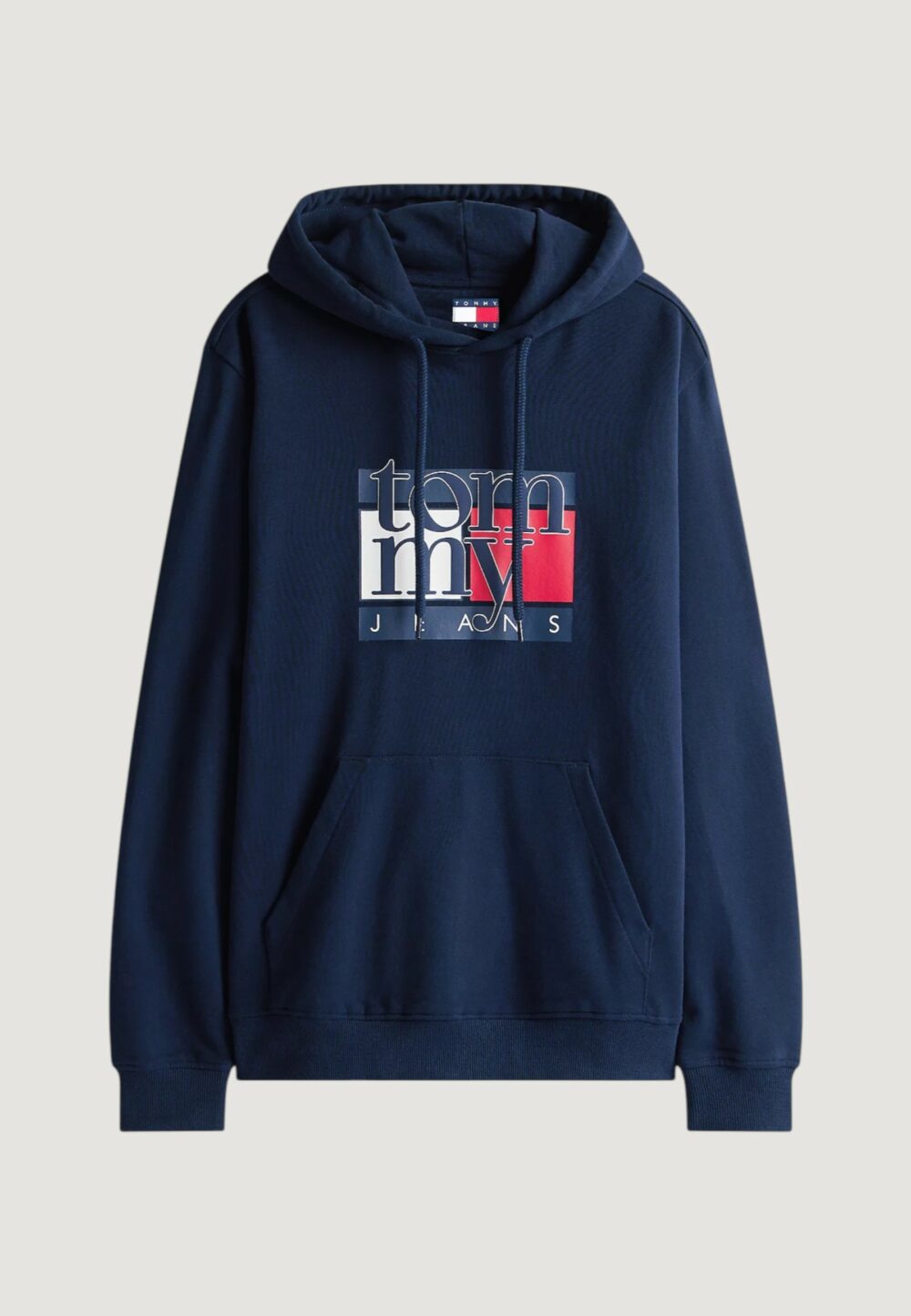 Felpa con cappuccio Tommy Hilfiger Jeans TJM REG RWB FLAG HOO Blue scuro - Foto 2