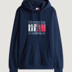 Felpa con cappuccio Tommy Hilfiger Jeans TJM REG RWB FLAG HOO Blue scuro - Foto 2