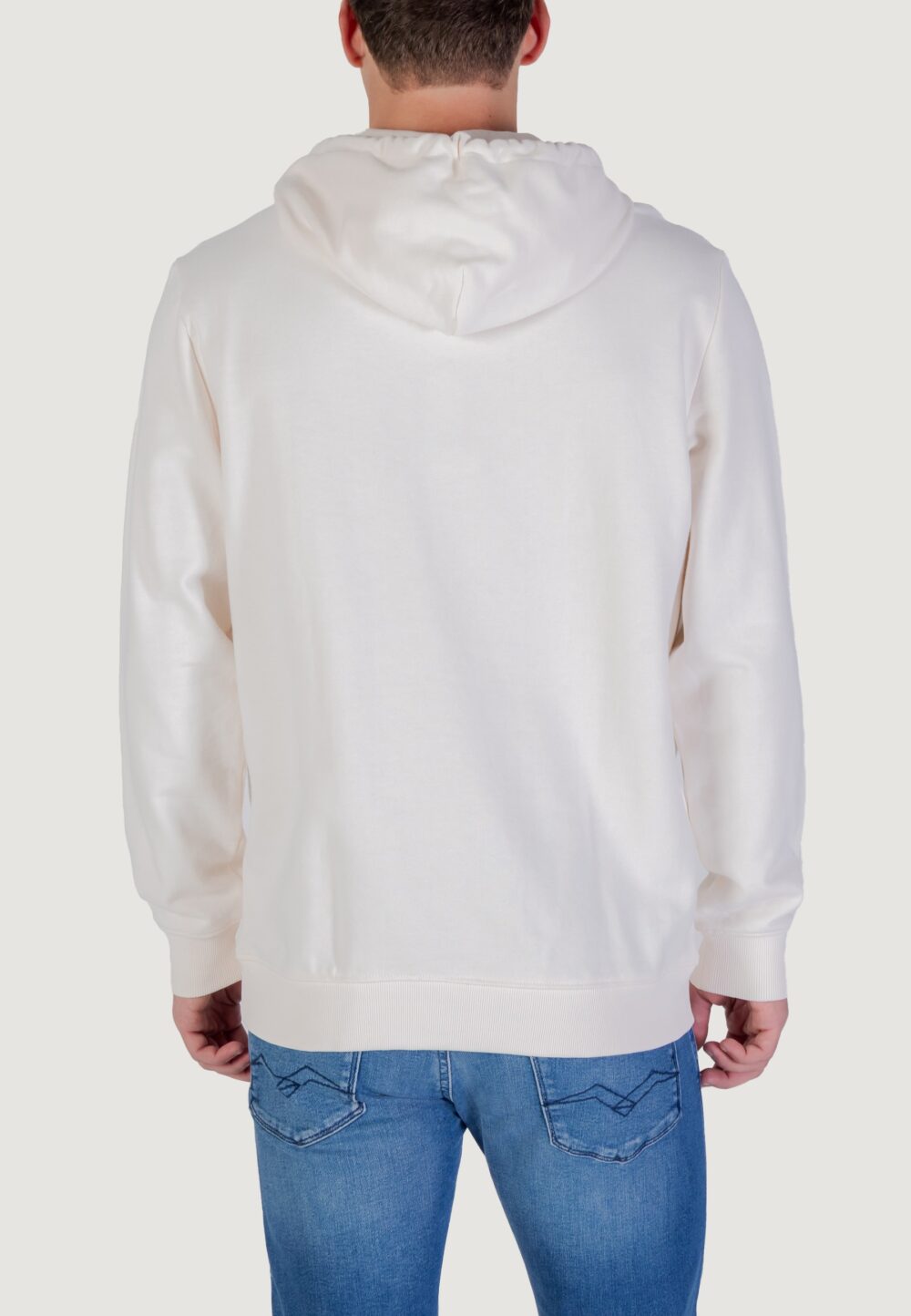 Felpa con cappuccio Tommy Hilfiger Jeans TJM REG RWB FLAG HOO Panna - Foto 4