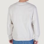 Felpa senza cappuccio Calvin Klein Jeans LS EU 350TERRY MONOL Beige chiaro - Foto 4