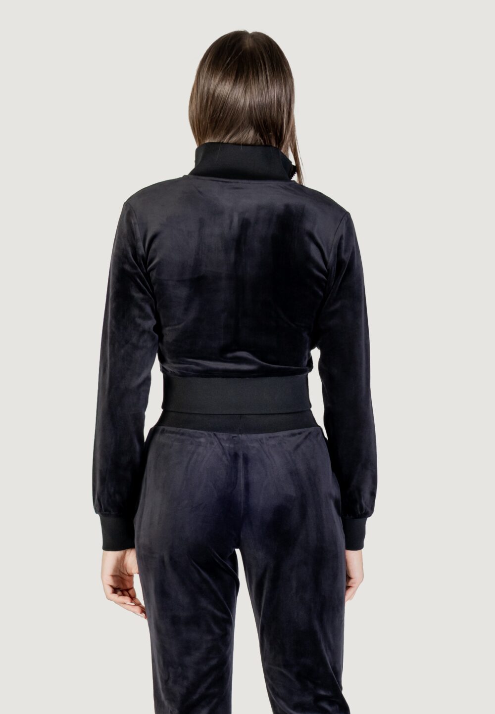 Felpa senza cappuccio Guess Active COUTURE FULL ZIP SWEATSHIRT Nero - Foto 2