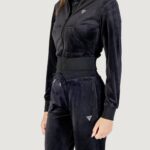 Felpa senza cappuccio Guess Active COUTURE FULL ZIP SWEATSHIRT Nero - Foto 4