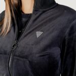 Felpa senza cappuccio Guess Active COUTURE FULL ZIP SWEATSHIRT Nero - Foto 5