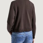 Felpa senza cappuccio Street One silk look jacket Cioccolato - Foto 3