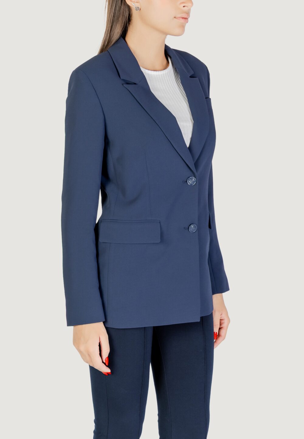 Giacca Guess THEOLINE PERFECT BLAZER Blu - Foto 3