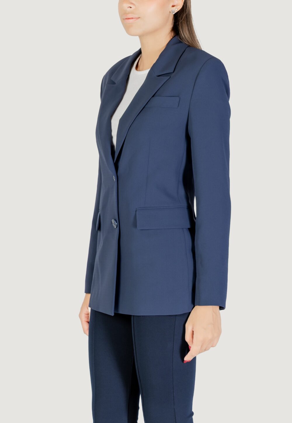Giacca Guess THEOLINE PERFECT BLAZER Blu - Foto 4