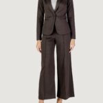 Giacca ICHI IHKATE JACQUARD BL4 Marrone - Foto 2