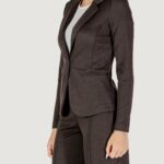 Giacca ICHI IHKATE JACQUARD BL4 Marrone - Foto 3