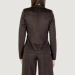 Giacca ICHI IHKATE JACQUARD BL4 Marrone - Foto 5