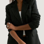 Giacca da completo Only ONLREINA L/S PINSTRIPE BLAZER TLR NOOS Nero - Foto 1