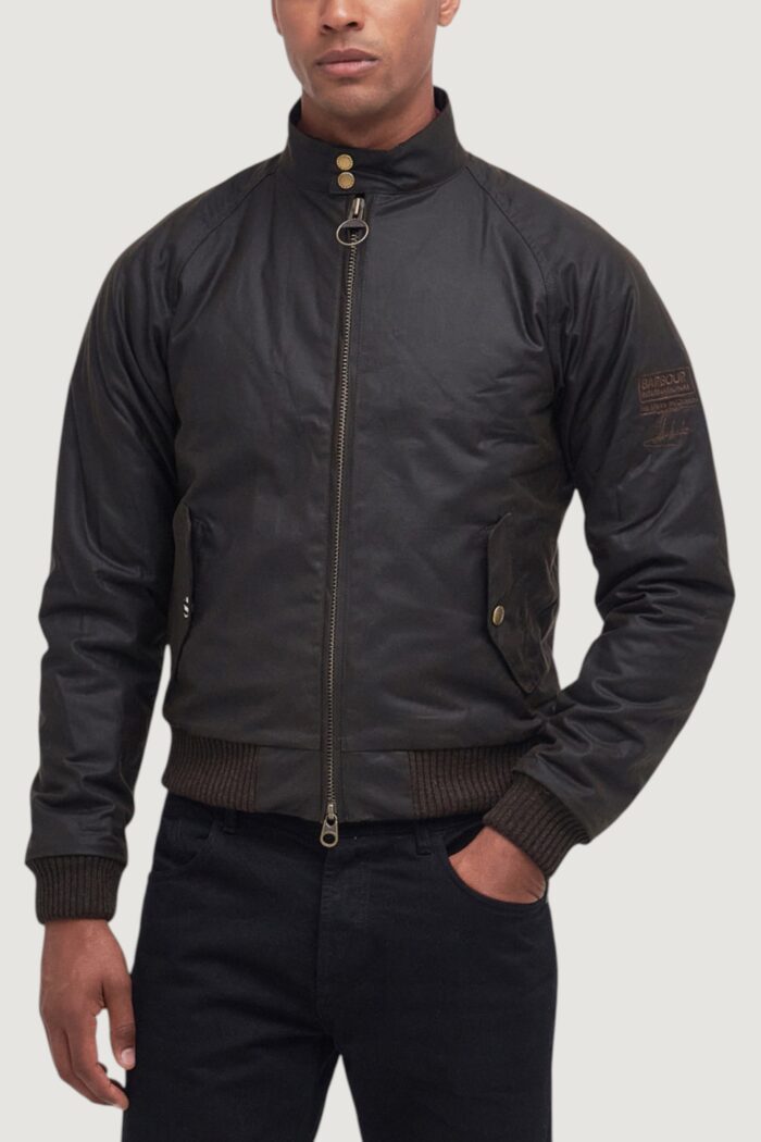 Giacchetto Barbour MERCHANT WAX Marrone Scuro – MWX0465