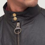 Giacchetto Barbour MERCHANT WAX Marrone Scuro - Foto 3