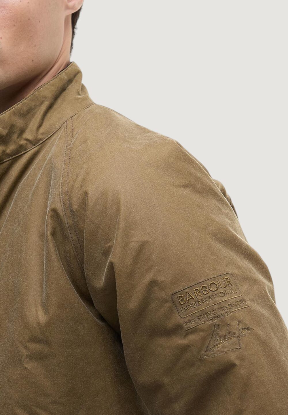 Giacchetto Barbour MERCHANT WAX Terra - Fango - Foto 4