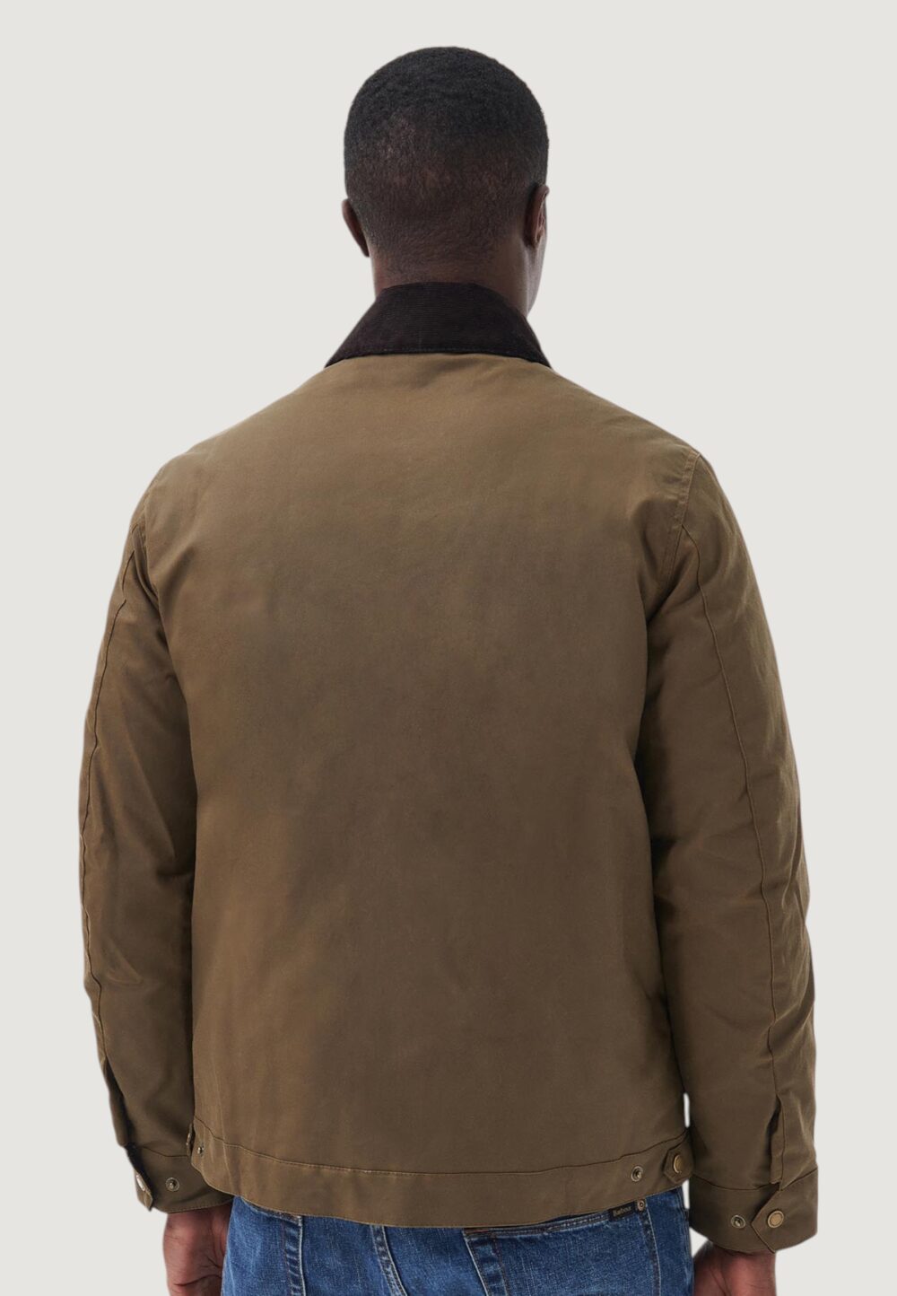 Giacchetto Barbour WORKERS WAX Terra - Fango - Foto 4