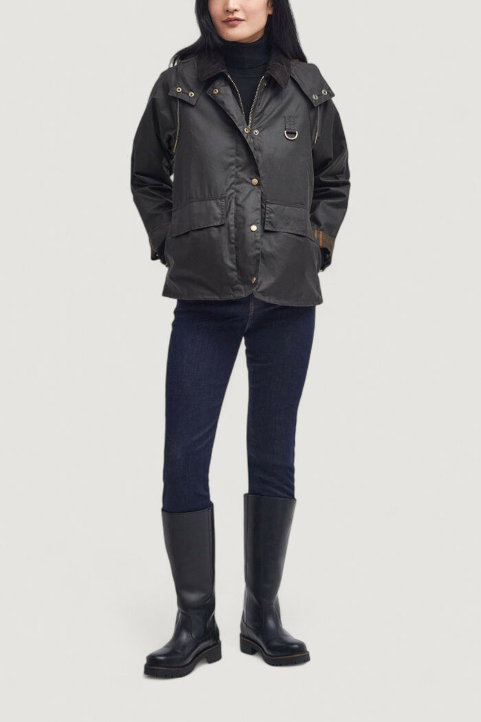 Giacchetto Barbour AVON WAX Verde Oliva