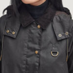 Giacchetto Barbour AVON WAX Verde Oliva - Foto 4