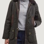 Giacchetto Barbour BOWER WAX JACKET Verde Oliva - Foto 1